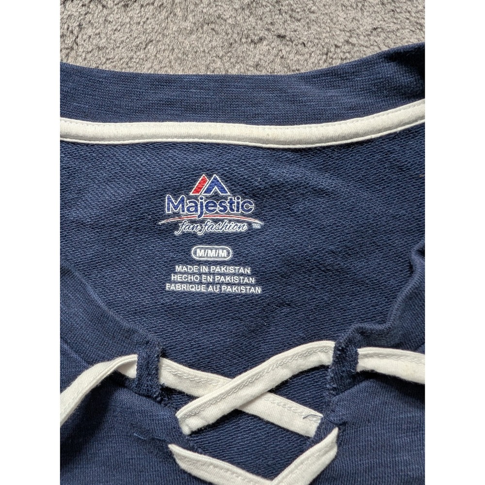 Seattle Seahawks Majestic Long Sleeve Sweatshirt Women's Size Medium Blue - Picture 3 of 11